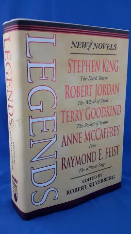 Appraisal: Legends Author s King Jordan Goodkind McCaffrey Feist Pratchett Card