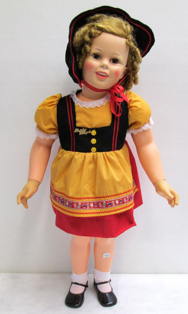 Appraisal: SHIRLEY TEMPLE HEIDI PLAYPAL circa hard plastic construction sleep eyes