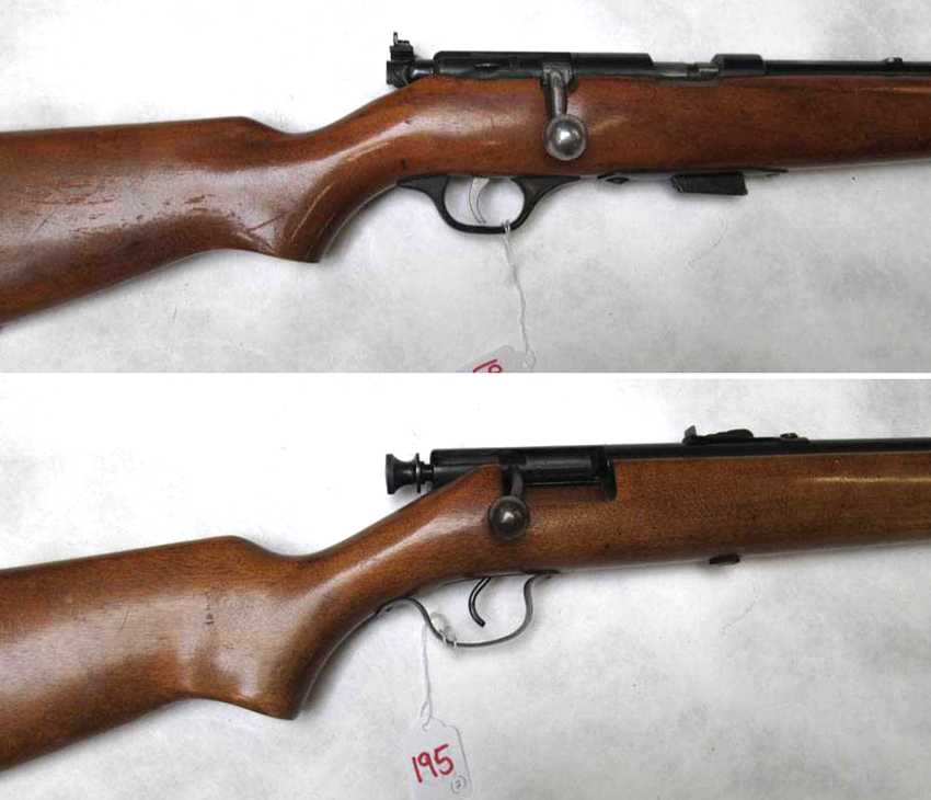 Appraisal: TWO BOLT ACTION RIFLES the first a Marlin model -DL