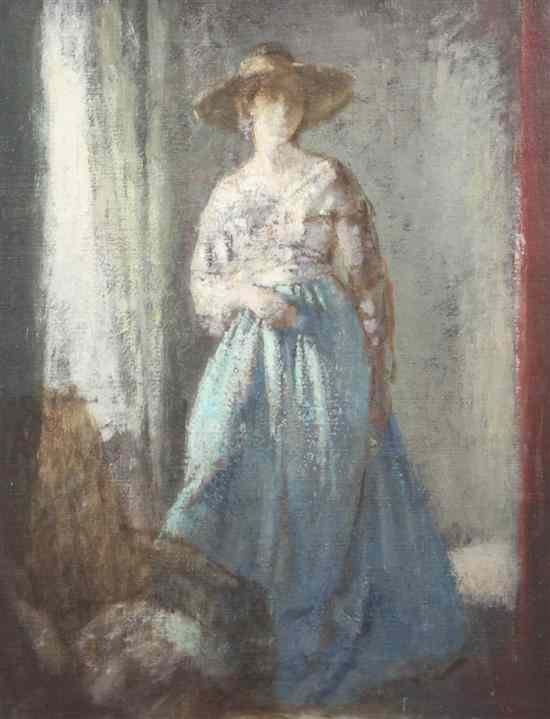 Appraisal: Arthur Ralph Middleton Todd - oil on canvas Woman in