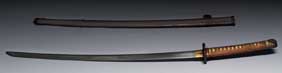 Appraisal: OFFICER'S LONG SWORD GENDAITO Japanese officer's long sword Gendaito the