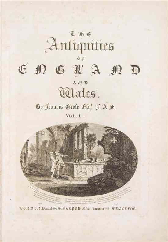 Appraisal: ENGLAND GROSE FRANCIS The Antiquities of England and Wales London