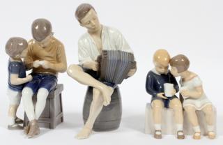 Appraisal: BING AND GRONDAHL PORCELAIN FIGURES BING AND GRONDAHL PORCELAIN FIGURES