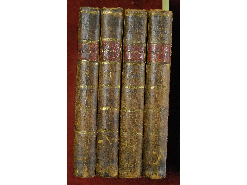 Appraisal: Samuel Johnson LL D - 'The Rambler in Four Volumes'