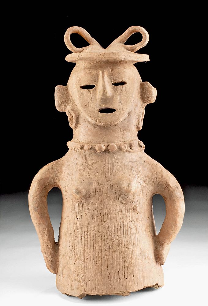 Appraisal: Japanese Kofun Terracotta Haniwa Female Figure w TL East Asia