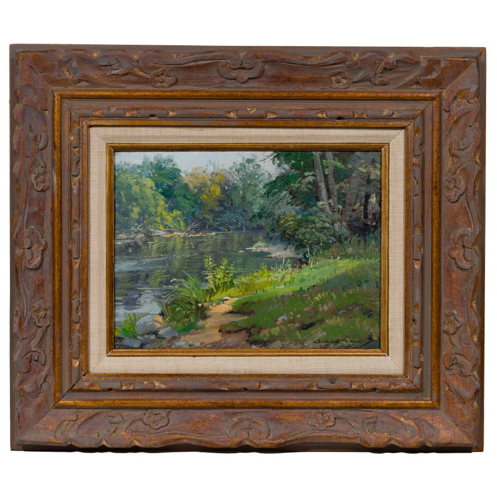 Appraisal: CHARLES VICKERY AMERICAN - OIL ON CANVAS BOARDUndated signed Charles