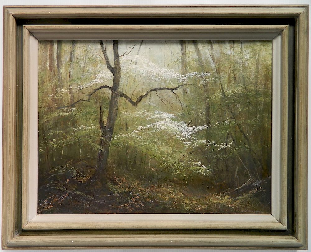 Appraisal: Lorene Kohut oil Lorene Kohut American - - Forest Landscape-