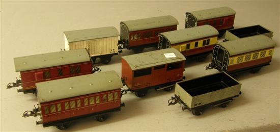 Appraisal: Ten various Hornby Meccano carriages