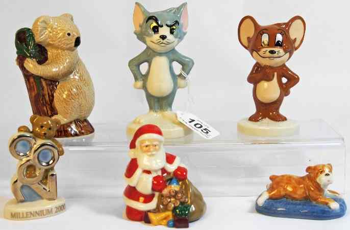 Appraisal: Wade Collection of Figures to include Tom and Jerry The