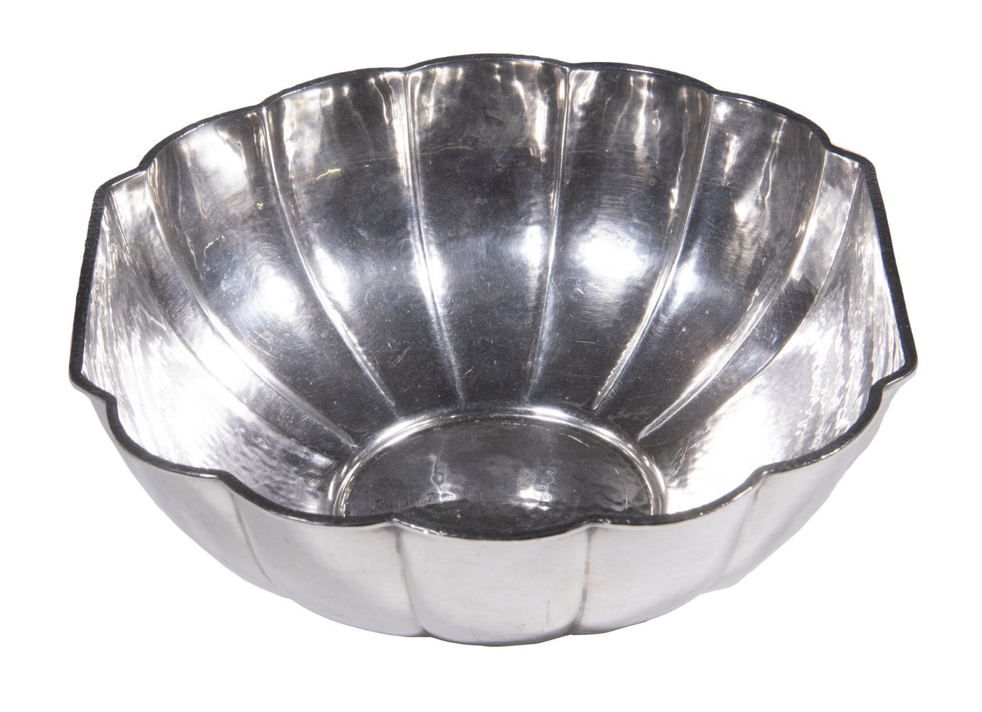 Appraisal: BUCCELLATI STERLING SILVER BOWL Hand Hammered Italian Silver Bowl by