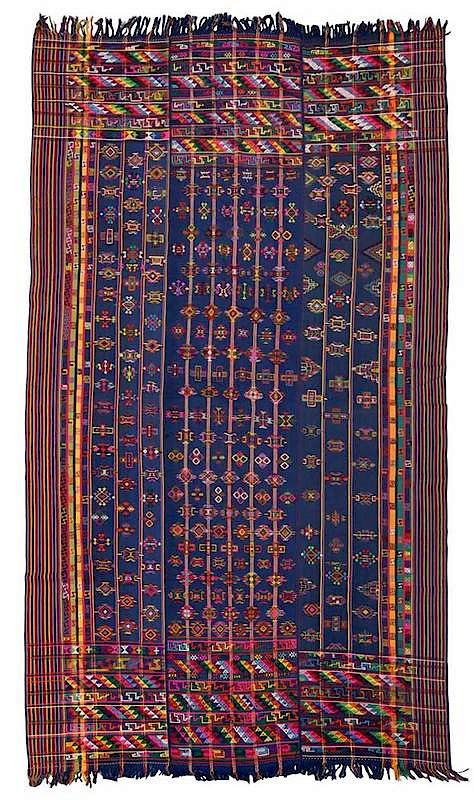 Appraisal: Bhutanese Hand Woven Panel South Asia th century two joined