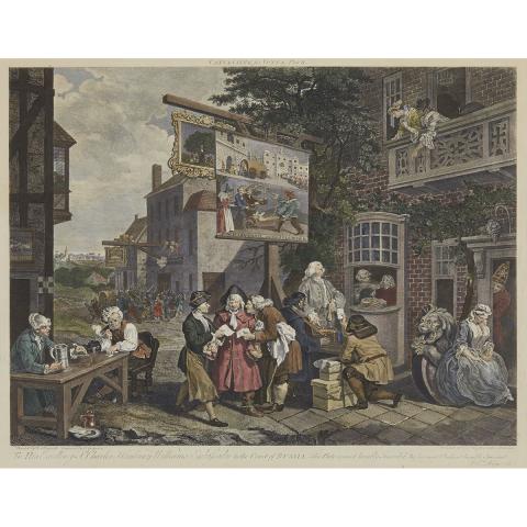 Appraisal: William Hogarth - HUMOURS OF AN ELECTION THE COMPLETE SET