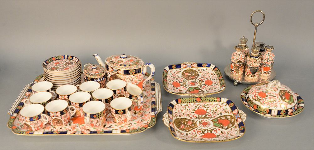 Appraisal: Thirty-One Piece Royal Crown Derby Tea Set Imari pattern th