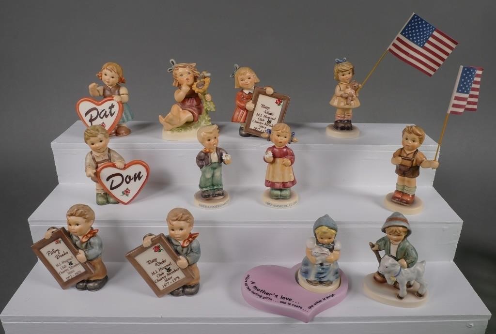 Appraisal: Collection of Hummel figurines TMK- Hummels included Pledge to America