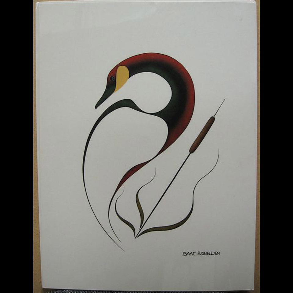 Appraisal: ISAAC BIGNELL - GARNET TOBACCO - CANADIAN GOOSE HERON TWO