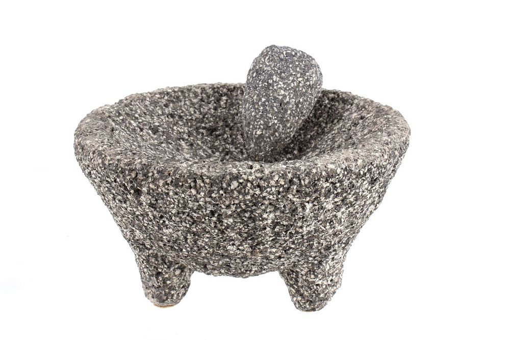 Appraisal: Pre Colombian Granite Stone Ground Mortar Pestle For your consideration