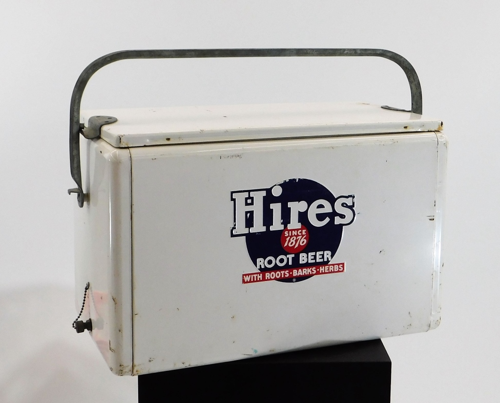 Appraisal: VINTAGE HIRES ROOT BEER ADVERTISEMENT COOLER United States th CenturyVintage