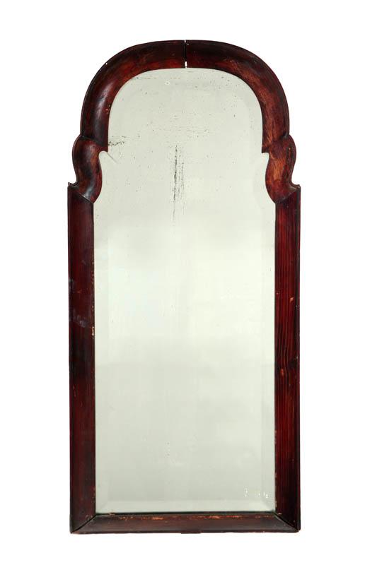 Appraisal: QUEEN ANNE MIRROR American or English mid th century pine