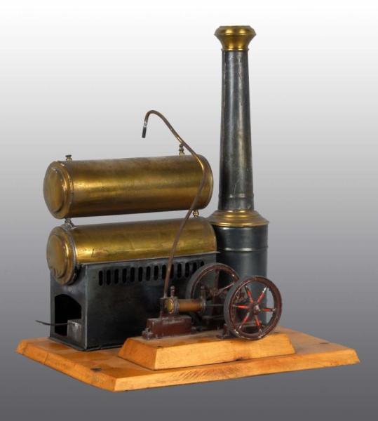 Appraisal: Krauss Mohr Co Double Barrel Steam Engine Toy Description This