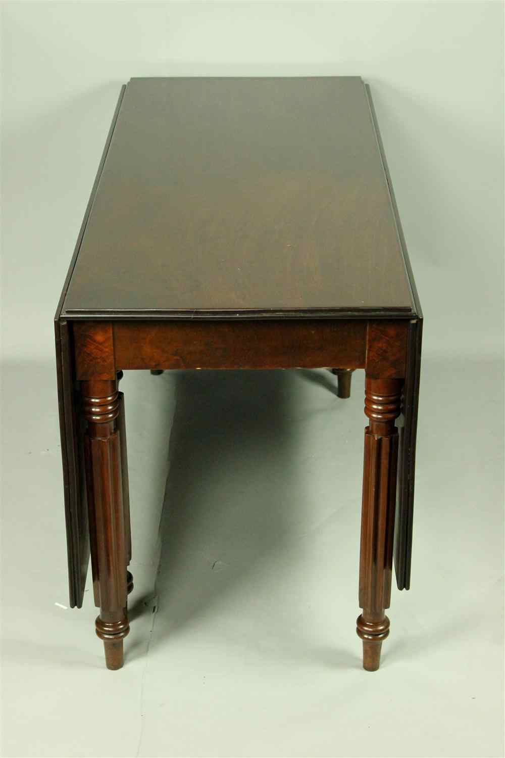 Appraisal: AMERICAN CLASSICAL BALTIMORE MAHOGANY DROP LEAF TABLE circa having a