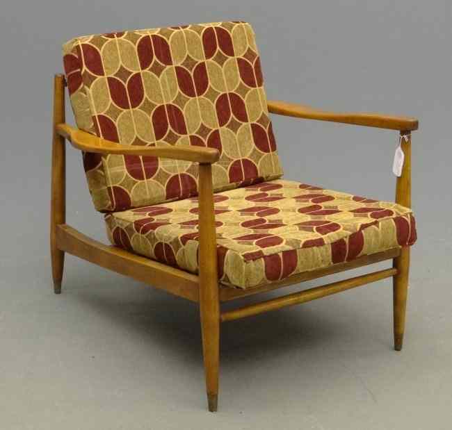 Appraisal: Mid Century lounge chair Style of Folke-Olssen '' Seat Ht