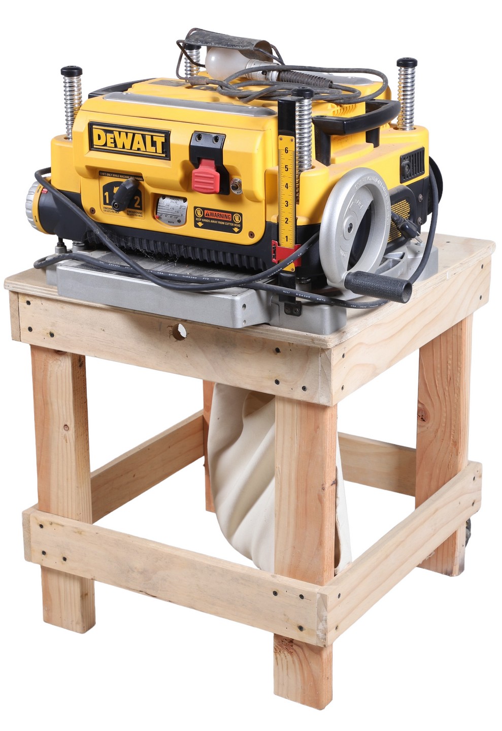 Appraisal: Dewalt Thickness Planer DW on homemade plywood rolling stand