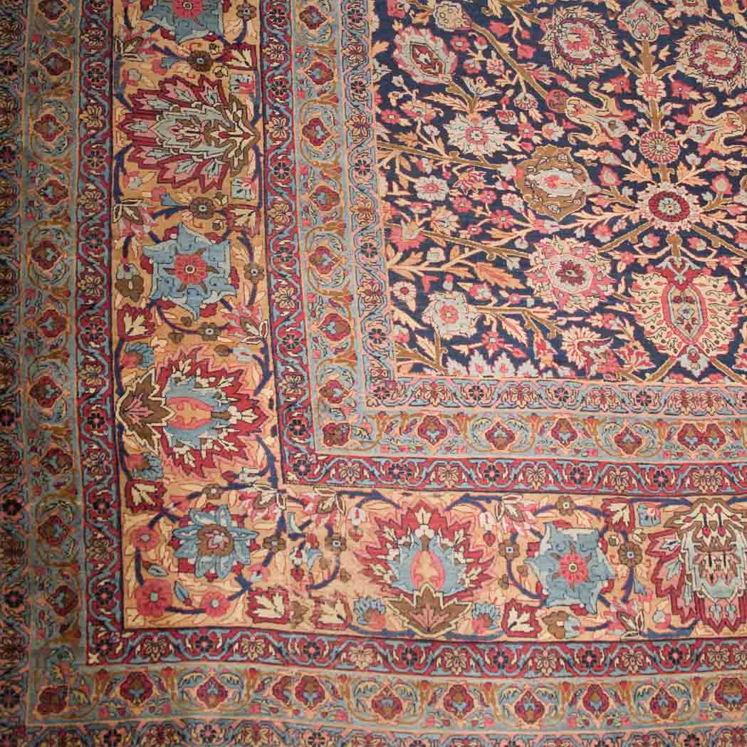 Appraisal: Kirman Carpet Southeast Persia early th century The midnight blue