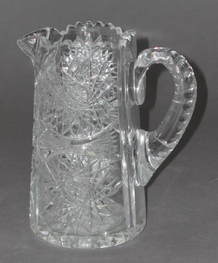 Appraisal: American Brilliant-Cut Glass Iced Beverages Pitcher first quarter th century