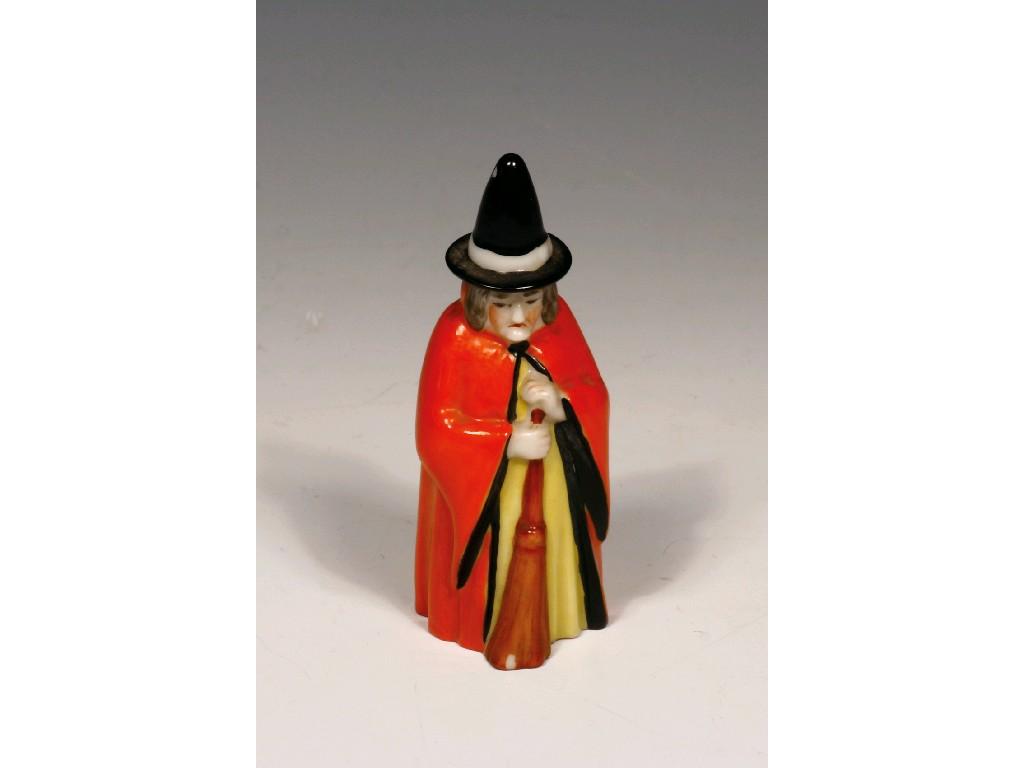 Appraisal: A ROYAL WORCESTER PORCELAIN CANDLE SNUFFER in the form of