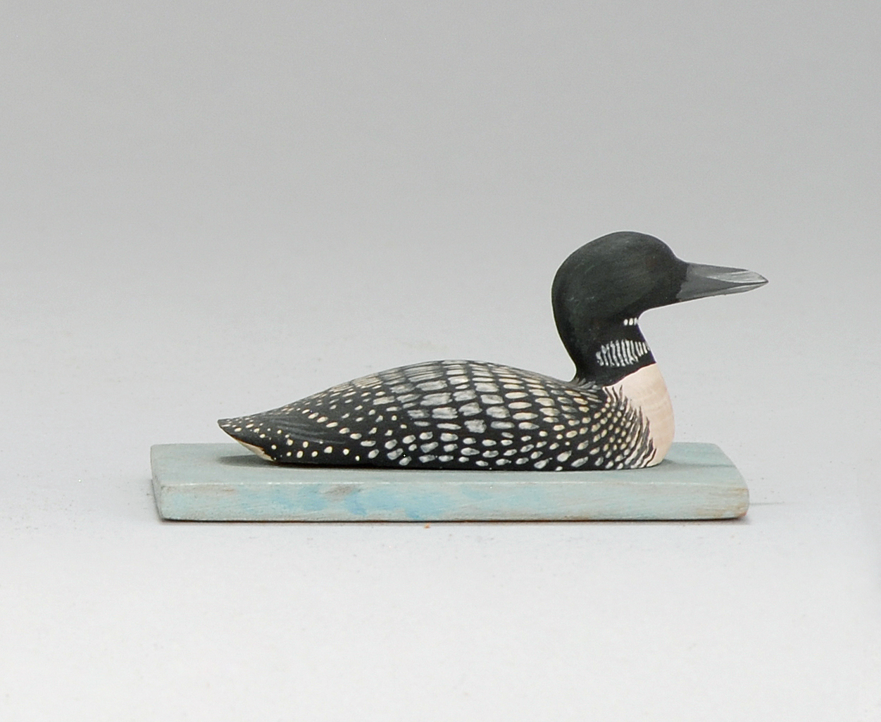 Appraisal: MINIATURE COMMON LOON By Harold Gibbs of Barrington Rhode Island