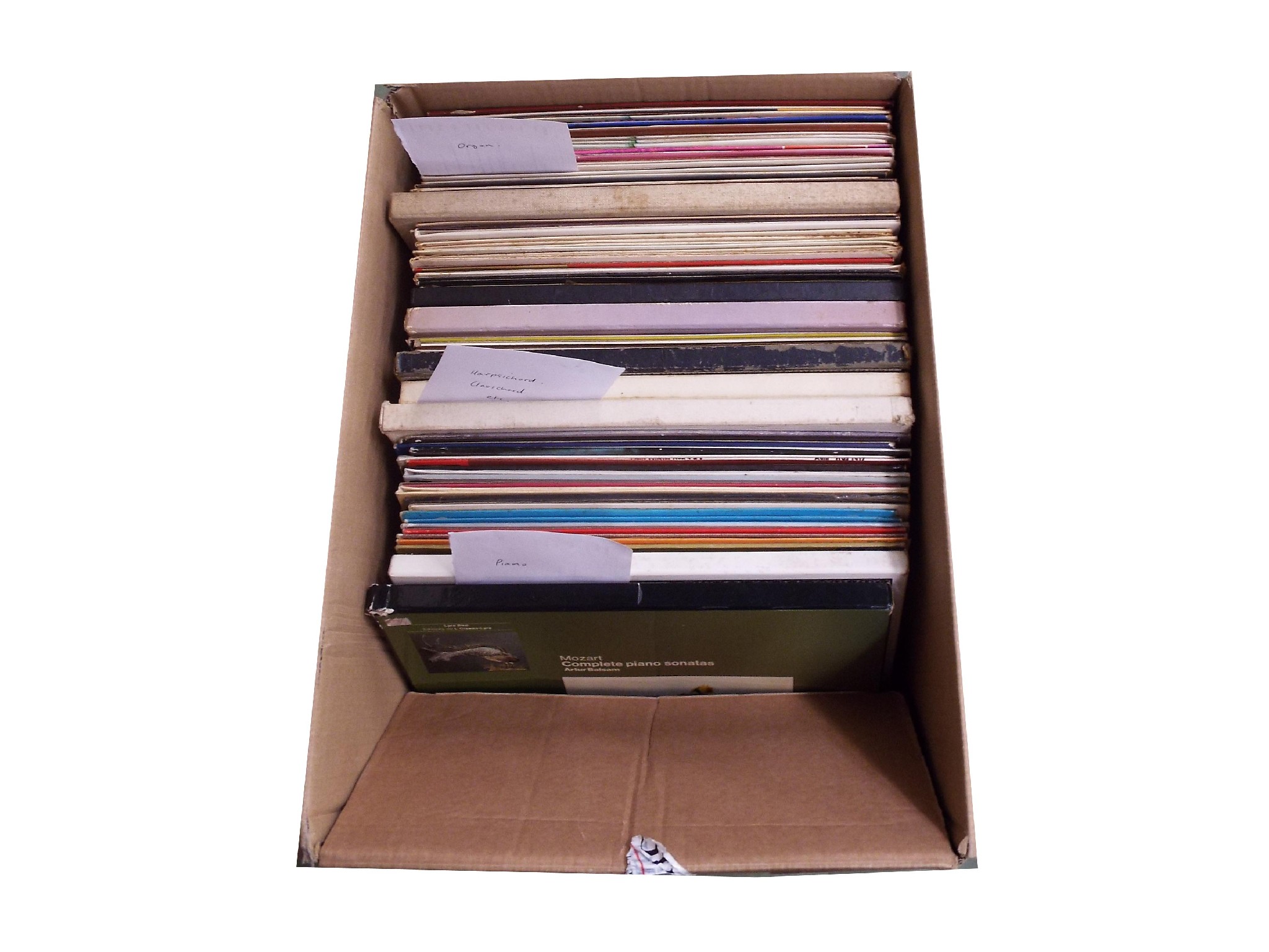 Appraisal: Quantity of classical keyboard music vinyl LPs