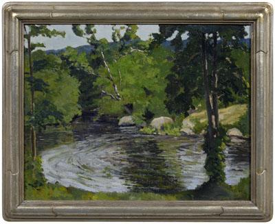 Appraisal: Bessie R Sargeant painting quot Smuggler s Cove Old Lyme