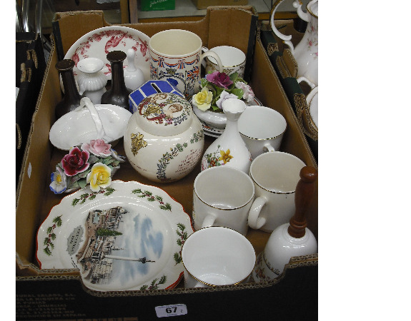 Appraisal: A Collection of Commemorative Pottery to Include Wedgwood Coalport Masons