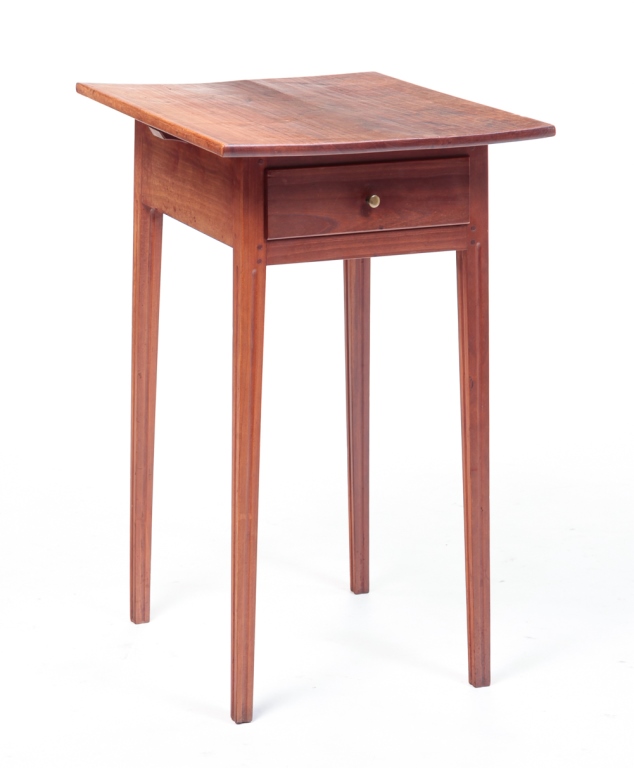 Appraisal: AMERICAN TRANSITIONAL STAND Fourth quarter th century cherry with pine