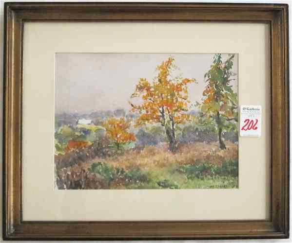 Appraisal: MELVILLE T WIRE WATERCOLOR ON PAPER Oregon - An Oregon