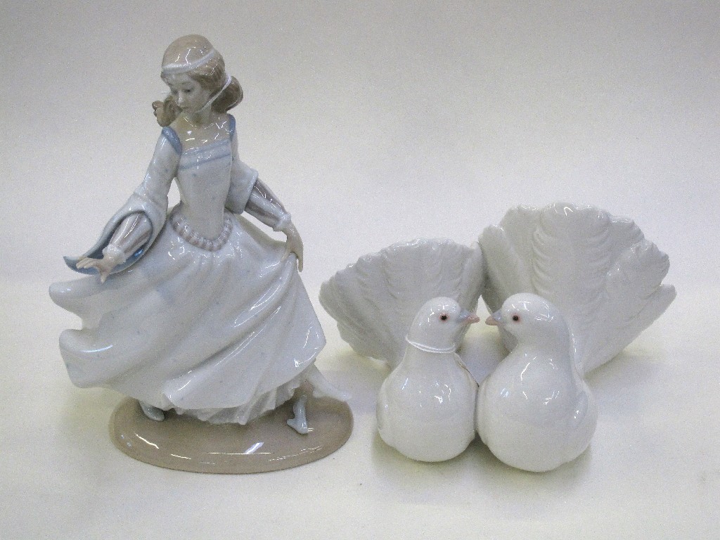 Appraisal: Lladro figure of Cinderella and a Lladro figure of two