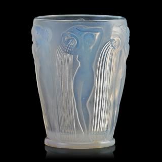 Appraisal: LALIQUE Dana des vase opalescent glass LALIQUE Dana des vase