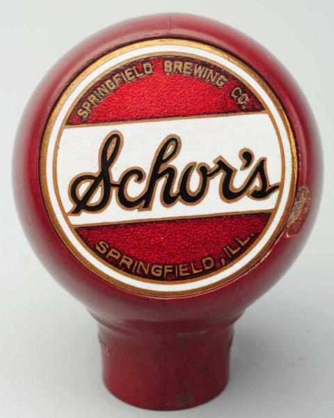 Appraisal: Schor's Beer Tap Knob Clean and bright face with one