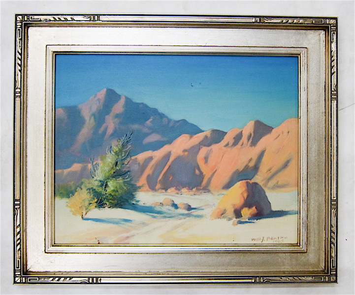 Appraisal: WILLIAM J BARTKO OIL ON BOARD California - Desert landscape