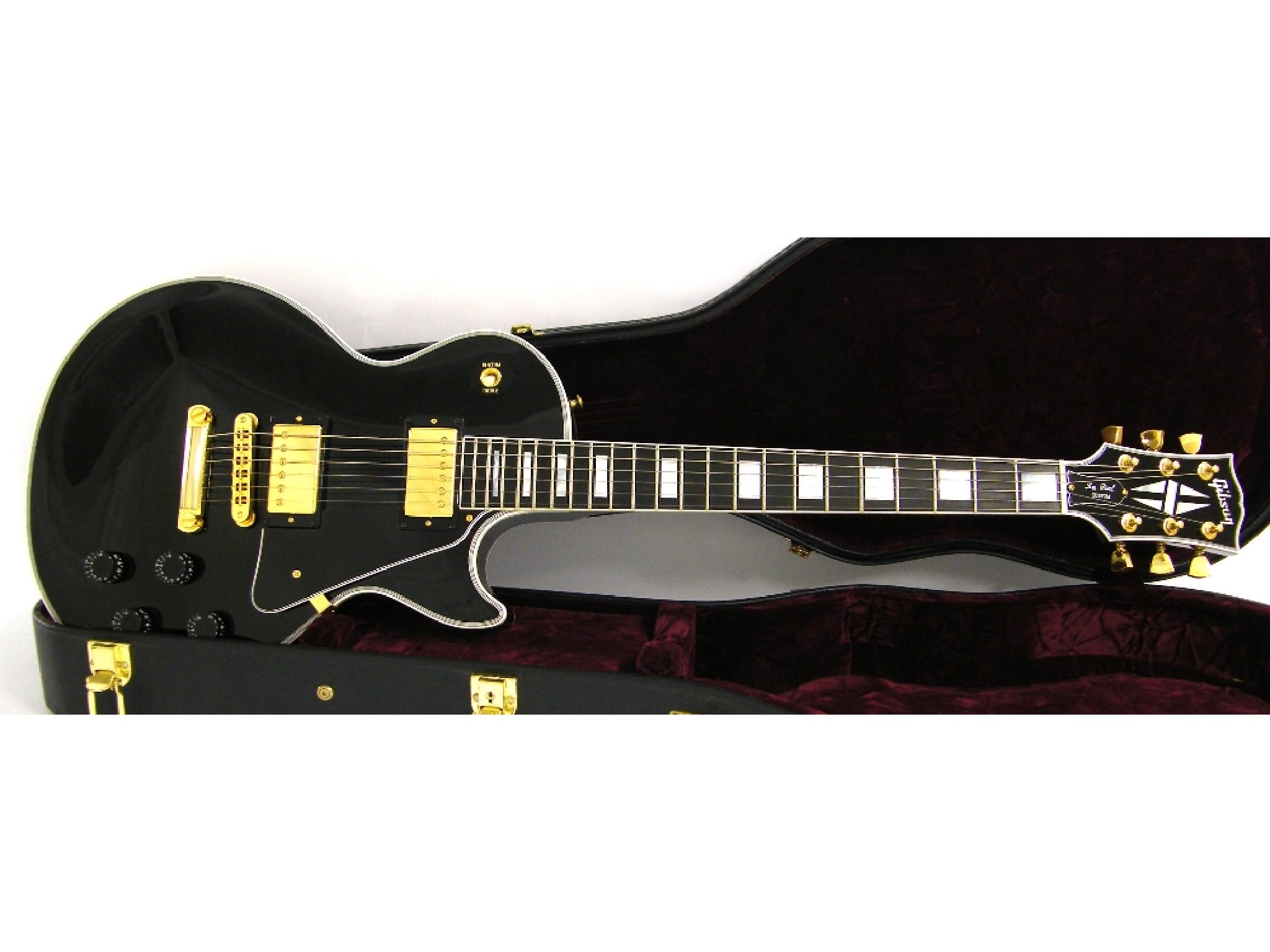 Appraisal: Gibson Custom Shop Les Paul Custom electric guitar circa ser