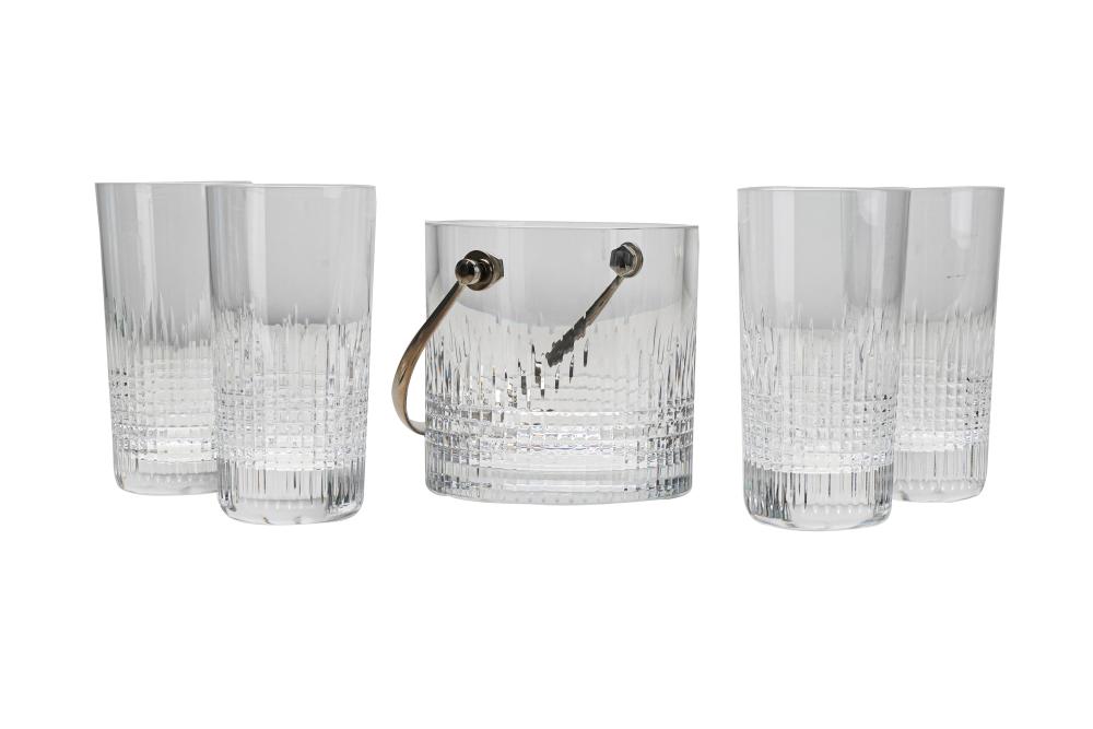 Appraisal: BACCARAT CRYSTAL DRINK SETNancy pattern marked to undersides comprising one