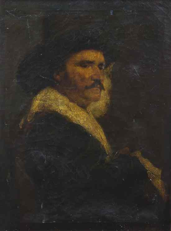 Appraisal: Artist Unknown th century Portrait of a Man oil on