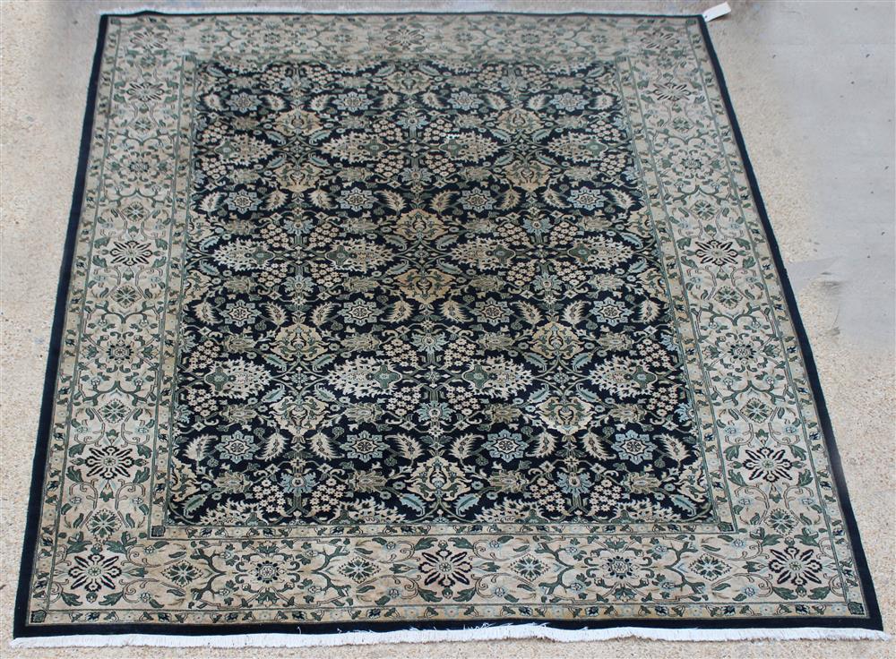 Appraisal: CONTEMPORARY PERSIAN FLORAL DESIGN WOOL RUG ESTATE OF TOM CLANCY