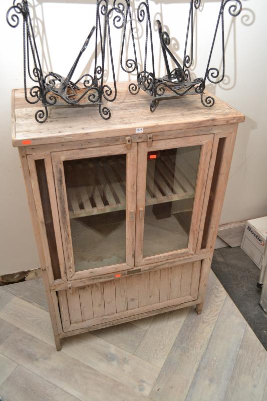 Appraisal: A BALTIC PINE MEAT SAFE A BALTIC PINE MEAT SAFE