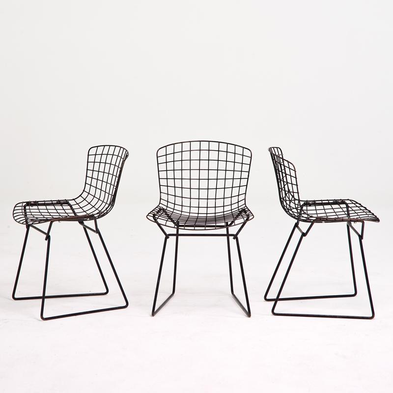 Appraisal: HARRY BERTOIA KNOLL ASSOCIATES Three child's chairs New York s