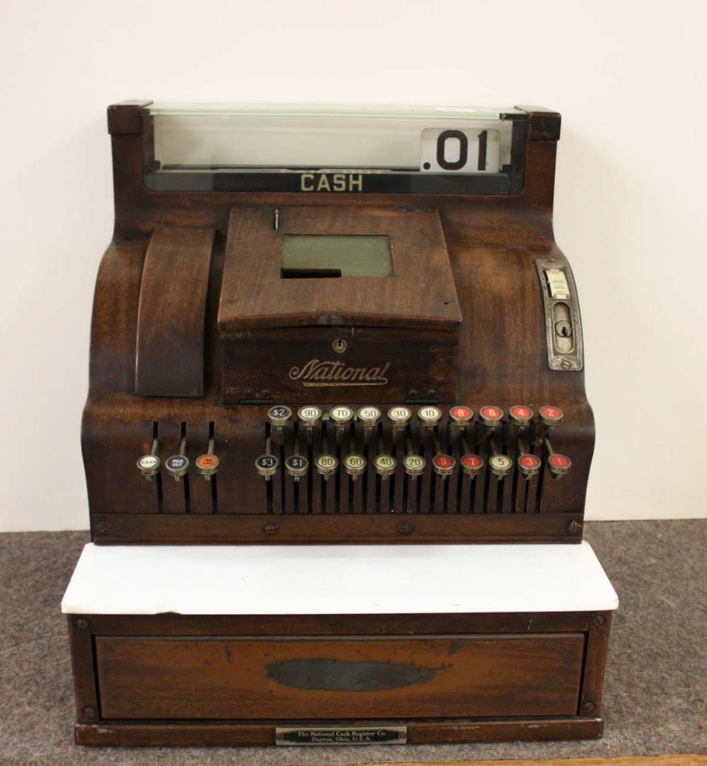 Appraisal: VINTAGE CASH REGISTER The National Cash Register Co Dayton Ohio