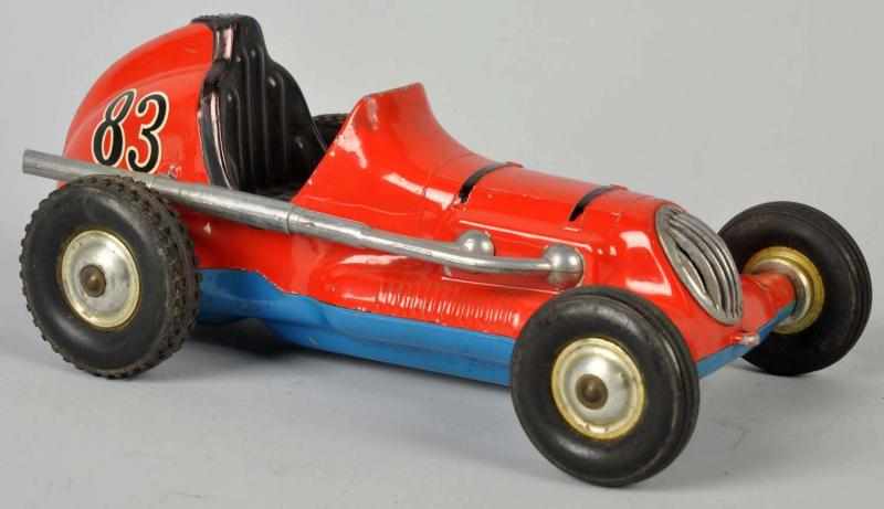 Appraisal: Cast Metal Thimble Drome Race Car By Cox Black rubber