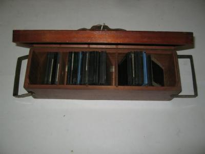 Appraisal: A COLLECTION OF GLASS PHOTOGRAPHIC SLIDES late th early th