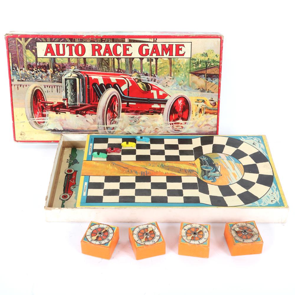 Appraisal: VINTAGE MILTON BRADLEY AUTO RACE GAME Vintage Milton Bradley Auto