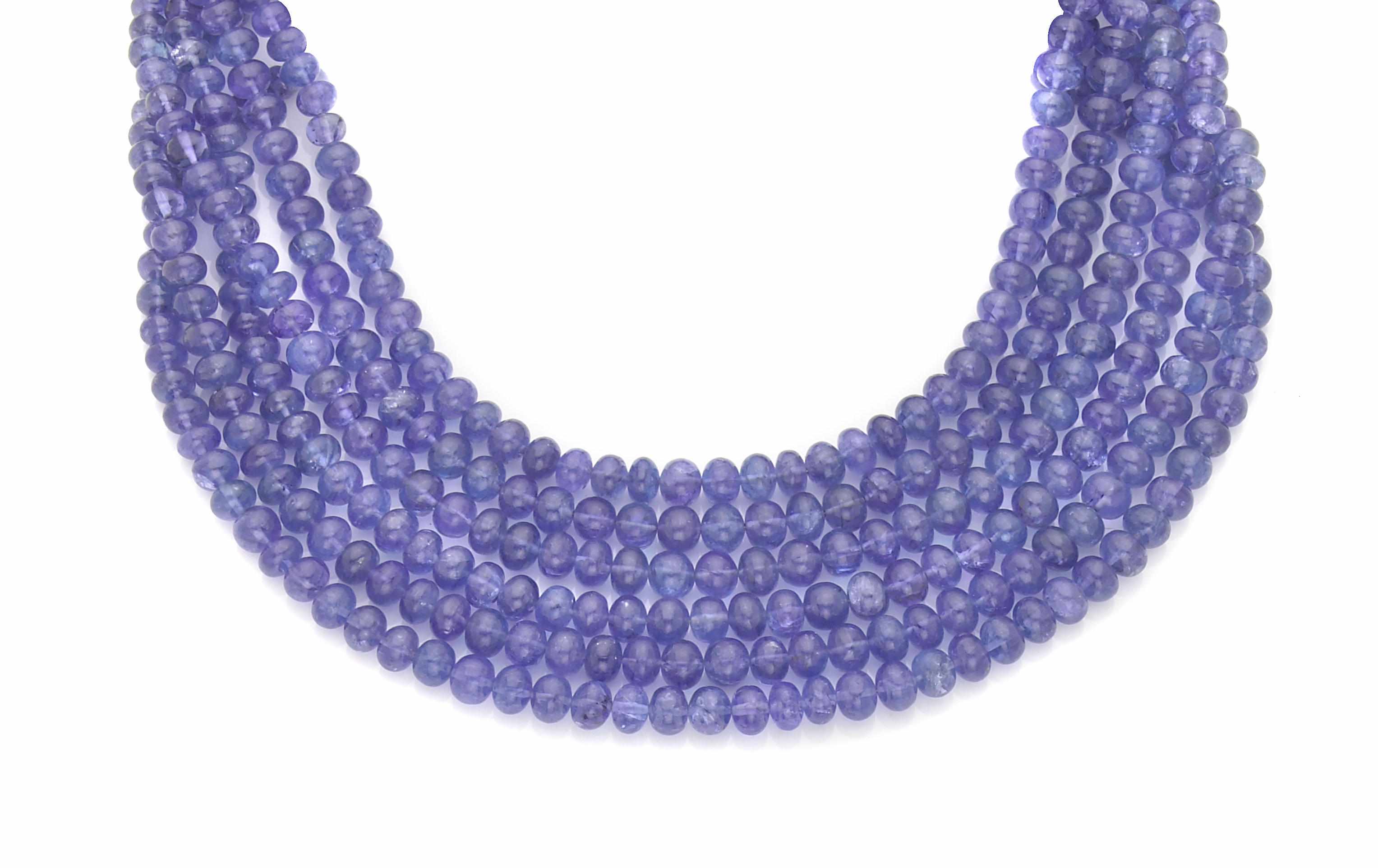 Appraisal: Property of a Southern California Private Collector Tanzanite Bead Necklace